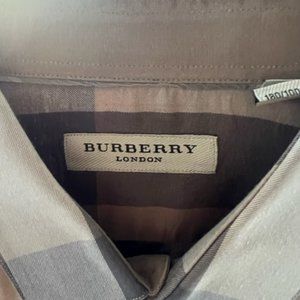Men's Burberry London Button Down Shirt